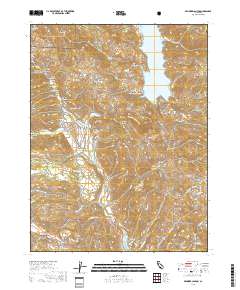 Benmore Canyon 2018 topographic map thumbnail