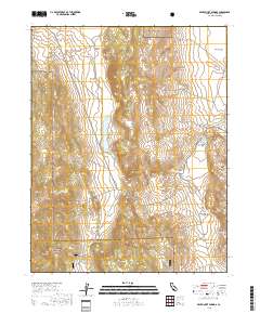 Benton Hot Springs 2018 topographic map thumbnail