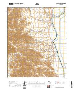 Big Maria Mountains SE 2018 topographic map thumbnail