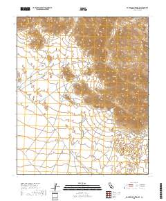 Big Maria Mountains SW 2018 topographic map thumbnail