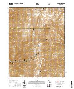 Blanco Mountain 2018 topographic map thumbnail