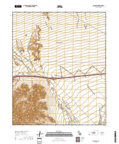 Blind Hills 2018 topographic map thumbnail