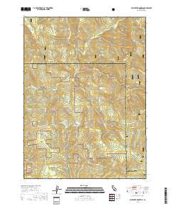 Blue Creek Mountain 2018 topographic map thumbnail