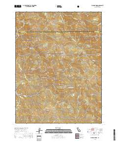 Bluenose Ridge 2018 topographic map thumbnail
