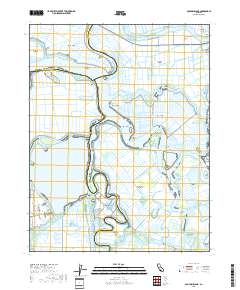 Bouldin Island 2018 topographic map thumbnail