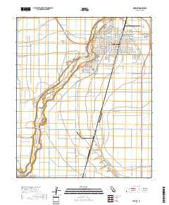 Brawley 2018 topographic map thumbnail