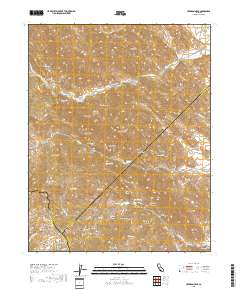 Crevison Peak 2018 topographic map thumbnail