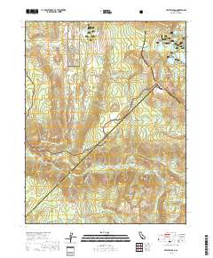 Crystal Crag 2018 topographic map thumbnail