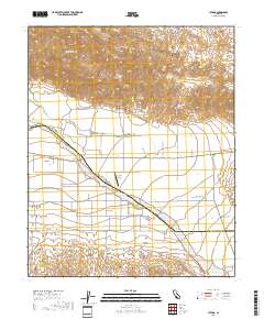 Cuyama 2018 topographic map thumbnail