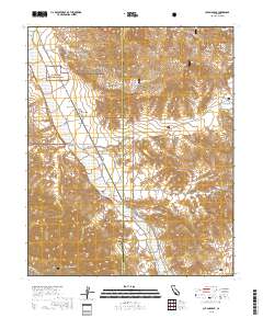 Cuyama Peak 2018 topographic map thumbnail