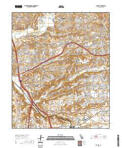 Del Mar 2018 topographic map thumbnail