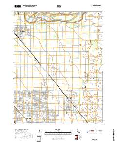Denair 2018 topographic map thumbnail