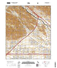 Devore 2018 topographic map thumbnail