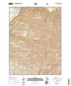 Dewitt Peak 2018 topographic map thumbnail