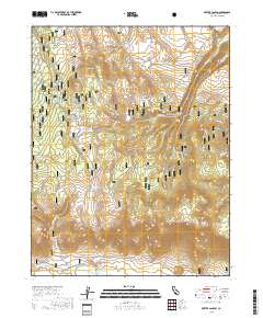 Dexter Canyon 2018 topographic map thumbnail