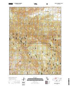Diamond Mountain 2018 topographic map thumbnail