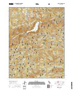 Donnell Lake 2018 topographic map thumbnail
