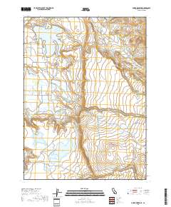 Dorris Reservoir 2018 topographic map thumbnail