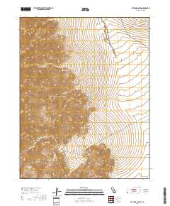 Dry Bone Canyon 2018 topographic map thumbnail