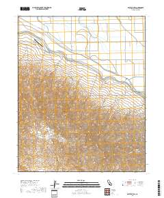 East Elk Hills 2018 topographic map thumbnail
