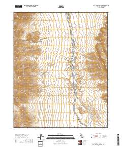 East of Deadman Pass 2018 topographic map preview