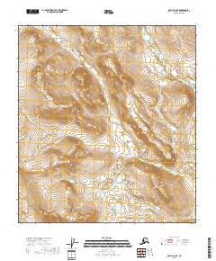Arctic A-2 SE topographic map thumbnail