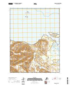 Iliamna A-3 SE topographic map thumbnail