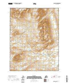 Iliamna A-4 NW 2018 topographic map thumbnail