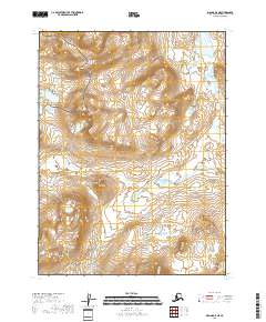 Iliamna A-5 NE topographic map thumbnail