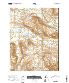 Iliamna A-5 NW topographic map thumbnail