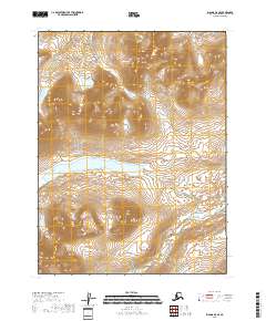 Iliamna A-5 SE topographic map thumbnail