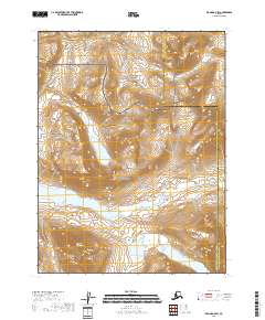 Iliamna A-5 SW topographic map thumbnail