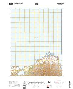 Iliamna B-2 NE topographic map thumbnail