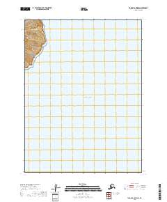 Iliamna B-2 OE E SW topographic map thumbnail