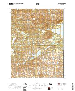 Iliamna B-4 NW 2018 topographic map thumbnail