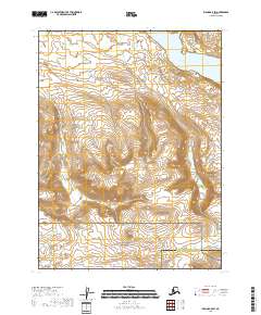 Iliamna B-5 SW topographic map thumbnail
