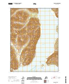 Iliamna C-2 NE topographic map thumbnail