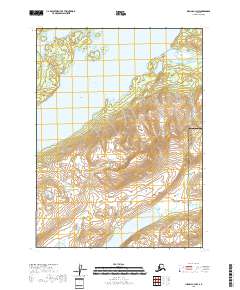 Iliamna C-3 NW 2018 topographic map thumbnail