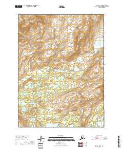 Iliamna C-4 SE topographic map thumbnail