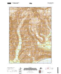 Iliamna D-1 NE topographic map thumbnail