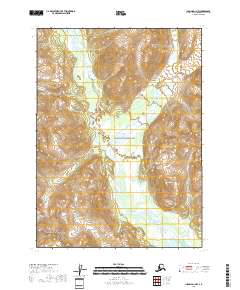 Iliamna D-1 NW topographic map thumbnail