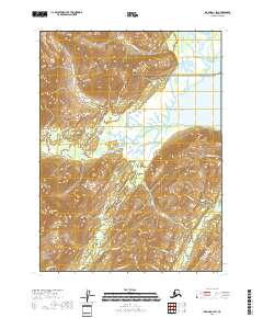 Iliamna D-1 SW topographic map thumbnail