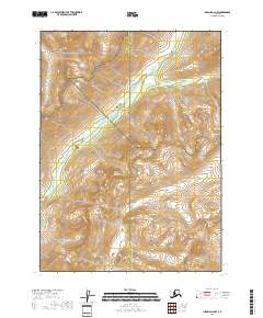 Iliamna D-2 NW topographic map thumbnail
