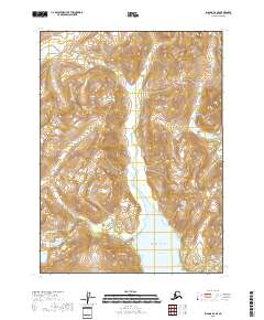 Iliamna D-2 SE topographic map thumbnail