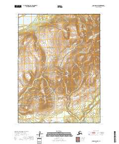 Iliamna D-4 NW topographic map thumbnail