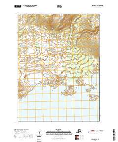 Iliamna D-4 SW topographic map thumbnail