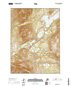 Iliamna D-5 NE topographic map thumbnail