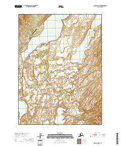 Iliamna D-5 NW topographic map thumbnail