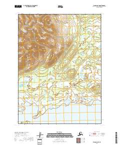 Iliamna D-5 SE 2018 topographic map thumbnail
