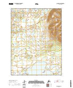Iliamna D-5 SW topographic map thumbnail